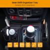 image3PCS Center Console Organizer for 2025 2024 20232018 Jeep Wrangler JL JLU 4XE and Gladiator JT Accessories Gear Shift Storage Tray Hanging Storage Box Not for JKJKU3PCS20182025
