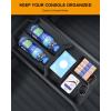image4PCS Center Console Organizer Tray For Tesla Cybertruck 2024 Accessories Cup Holder Insert Floor Center Console Organizer Hidden Armrest Storage Box Front Under Seat Storage Box1PC Lower Center Console Organizer