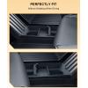 image4PCS Center Console Organizer Tray For Tesla Cybertruck 2024 Accessories Cup Holder Insert Floor Center Console Organizer Hidden Armrest Storage Box Front Under Seat Storage Box1PC Lower Center Console Organizer