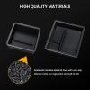 image5PCS Center Console Organizer Tray for Tesla Model Y 20242020Not Fit 2024 2025 Model Y Juniper Interior Accessories with Armrest Storage Tray Hidden Storage Box Cup Holder Center Console MatBlack
