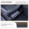 image5PCS Center Console Organizer Tray for Tesla Model Y 20242020Not Fit 2024 2025 Model Y Juniper Interior Accessories with Armrest Storage Tray Hidden Storage Box Cup Holder Center Console MatBlack