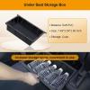 image5PCS Center Console Organizer Tray for Tesla Model Y 20242020Not Fit 2024 2025 Model Y Juniper Interior Accessories with Armrest Storage Tray Hidden Storage Box Cup Holder Center Console MatBlack