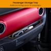 image5PCS Center Console Organizer for 20182023 Jeep Wrangler JL JLU and Gladiator JT Accessories Gear Shift Tray Hanging Storage Box Armrest Hidden Box Passenger Side Grab Bar Tray Not for JKblack