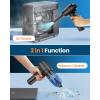 imageCompressed Air Duster 2 in 1 Electric Air Duster with Mini Computer Vacuum Cleaner 3Gear 120000 RPM Dust Blower Reusable no Canned Keyboard Cleaner for Office 9000mAh Battery LED Light