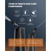 imageEar Wax Removal Cleaning Kit  BANKKY Electric Ear Cleaner with 7 Pcs Ear Pick ampamp 16 Replaceable Eartips and 3 Cleaning Modes Water Powered Irrigation Kit for Adults ampamp Kids Safe ampamp EffectiveDull Black