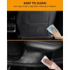 imageLeather Seat Back Protector for Tesla WearResistant Backseat Kick Mats with Organizer Pocket Waterproof Scratchproof Rear Door Sill Protector for Tesla Model Y Accessories 2024 20232020 2 Set