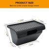 imageRear Center Console Organizer for Tesla Model Y TPE Backseat Storage Box with AntiSlip Lid Cover Rear Middle Bin 2nd Row Seat Organizer for Model Y 2024 20232020 Accessories