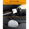 imageWindshield Sunshade for Tesla Model Y Model 3 2024 20232016 BANKKY Foldable Front Window Sun Shade Cover with Storage Bag Heat Protection Visor Interior Car Accessories for Summer Blocks UV RaysBlack 02