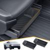 image4PCS Center Console Organizer Tray For Tesla Cybertruck 2024 Accessories Cup Holder Insert Floor Center Console Organizer Hidden Armrest Storage Box Front Under Seat Storage Box2PCS Front Under Seat Storage Box