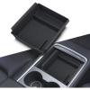 image5PCS Center Console Organizer Tray for Tesla Model Y 20242020Not Fit 2024 2025 Model Y Juniper Interior Accessories with Armrest Storage Tray Hidden Storage Box Cup Holder Center Console MatBlack